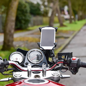 RAM-B-149Z-A-UN10U:RAM-B-149Z-A-UN10U_3:RAM X-Grip Large Phone Mount with Handlebar U-Bolt Base - Short