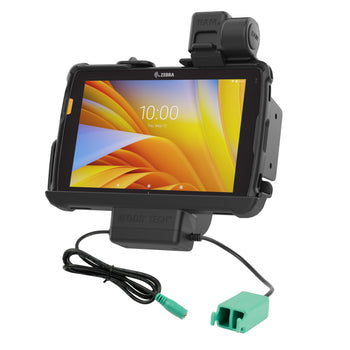 RAM-HOL-ZE20PD2NLLU:RAM-HOL-ZE20PD2NLLU_1:RAM Tough-Dock™ Power + Dual USB with Latch for Zebra ET4x 8" Tablet