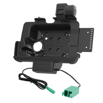 RAM-HOL-ZE20PD2NLLU:RAM-HOL-ZE20PD2NLLU_2:RAM Tough-Dock™ Power + Dual USB with Latch for Zebra ET4x 8" Tablet