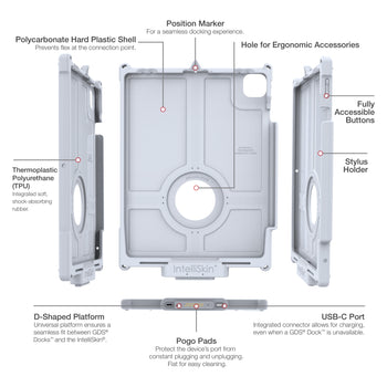 RAM-GDS-SKIN-AP47-NG-GRY:RAM-GDS-SKIN-AP47-NG-GRY_5:IntelliSkin Next Gen for iPad Pro 13 (M4), Air 13 & Pro 12.9 - Gray