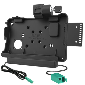RAM-HOL-GE5PD2KLU:RAM-HOL-GE5PD2KLU_2:RAM Locking Power + Dual USB Data Dock for Getac ZX80