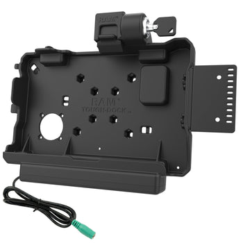 RAM-HOL-GE5PKLU:RAM-HOL-GE5PKLU_2:RAM Form-Fit Locking Powered Dock for Getac ZX80