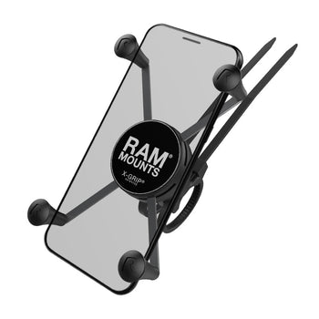 RAP-274-1-UN10:RAP-274-1-UN10_1:RAM X-Grip Large Phone Mount with RAM EZ-On/Off™ Bicycle Base