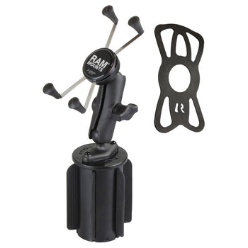 RAP-299-3-UN10U:RAP-299-3-UN10U_2:RAM X-Grip Large Phone Mount with RAM-A-CAN™ II Cup Holder Base