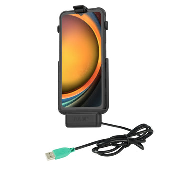 RAM-HOL-SAM94PU:RAM-HOL-SAM94PU_1:RAM EZ-Roll'r™ Powered Dock for Samsung Galaxy XCover7 Without Case