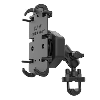 RAM-B-149Z-A-PD4-462:RAM-B-149Z-A-PD4-462_1:RAM Quick-Grip™ XL Phone Mount with Vibe-Safe™ & U-Bolt Base - Short