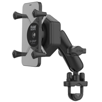 RAM X-Grip Phone Mount with Vibe-Safe™ & U-Bolt Base - Medium