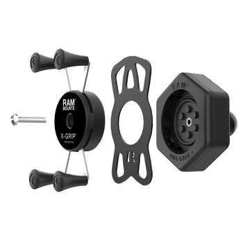 RAM X-Grip Phone Holder with Ball & Vibe-Safe<sup>™</sup> Adapter