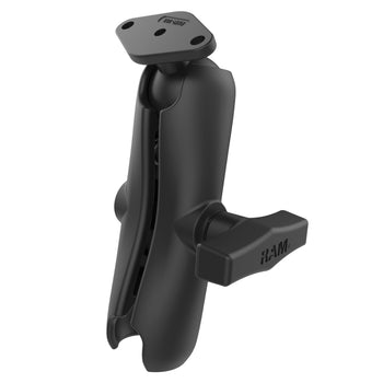 RAM-103-238U:RAM-103-238U_1:RAM Double Socket Arm with Diamond Ball Plate