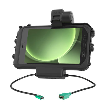 RAM-HOL-SAM58CPT-1AU:RAM-HOL-SAM58CPT-1AU_1:RAM Low-Profile Power + Single USB Dock for Tab Active5 & 3