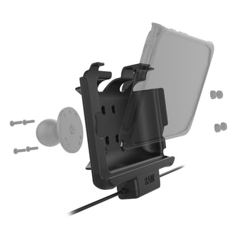 RAM-HOL-SAM60CP-1AU:RAM-HOL-SAM60CP-1AU_4:RAM EZ-Roll'r™ Power + Data Dock Samsung Tab Active5 & 3