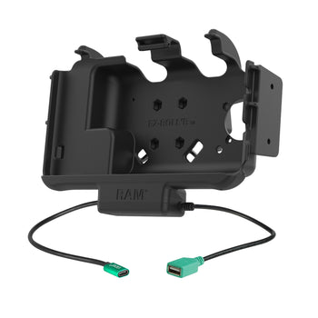 RAM-HOL-SAM60CPN-1AU:RAM-HOL-SAM60CPN-1AU_2:RAM EZ-Roll'r™ Modular Power + Single USB Dock Samsung Tab Active5 & 3
