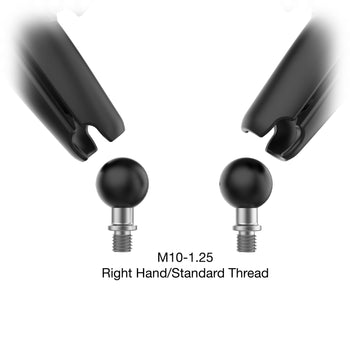 RAM-B-349-C-465RL:RAM-B-349-C-465RL_2:RAM Tough-Mirror™ Kit with M10-1.25 Bases - Long Arm