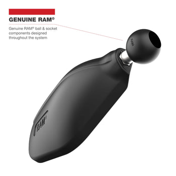 RAM-B-349-M1015-C-465RL:RAM-B-349-M1015-C-465RL_6:RAM Tough-Mirror™ Kit with M10-1.25 Bases + M10-1.5 Adapters - Long Arm