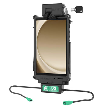 RAM-GDS-DOCKL-SAM80CDU:RAM-GDS-DOCKL-SAM80CDU_1:Locking GDS Tough-Dock™ + Single USB-A for Samsung Tab A9 & A7 Lite