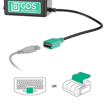 RAM-GDS-DOCKL-SAM80CDU:RAM-GDS-DOCKL-SAM80CDU_6:Locking GDS Tough-Dock™ + Single USB-A for Samsung Tab A9 & A7 Lite