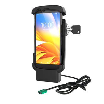 RAM-HOL-ZE24L-C-1U:RAM-HOL-ZE24L-C-1U_1:RAM Locking Form-Fit USB-C Dock for Zebra TC22 & TC27 without Boot
