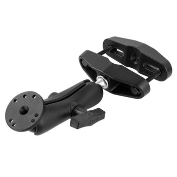 RAM-101U-247:RAM-101U-247_1:RAM Universal Post Clamp Mount with Round Plate - C Size Medium Arm