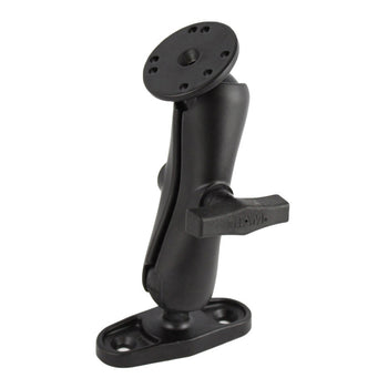 RAM-101U-DI2:RAM-101U-DI2_1:RAM Double Ball Mount with Flat Surface Base - Medium