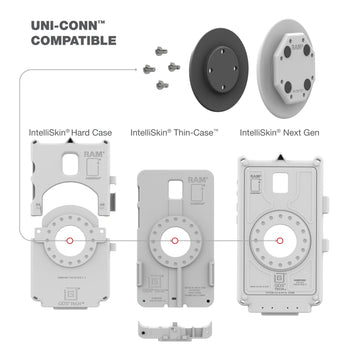RAM-GDS-U1U-GRY:RAM-GDS-U1U-GRY_3:GDS Uni-Conn™ Adapter for IntelliSkin - Gray