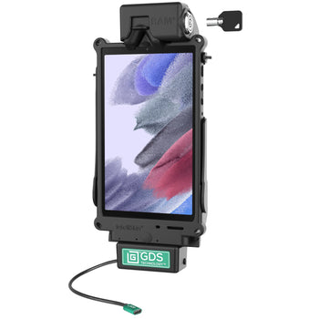 RAM-GDS-DOCKL-SAM80CPU:RAM-GDS-DOCKL-SAM80CPU_1:Locking GDS Tough-Dock™ for Samsung Tab A7 Lite 8.7"