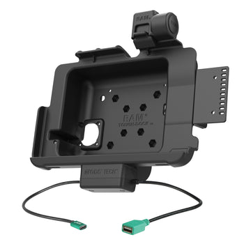 RAM-GDS-DOCKNLL-ZE21PDU:RAM-GDS-DOCKNLL-ZE21PDU_2:GDS Power + Data Dock with Latch for Zebra ET4x 10" Tablet