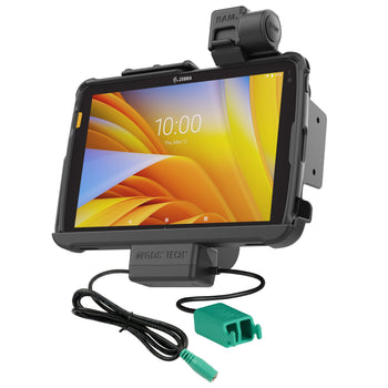 RAM-HOL-ZE21PD2NLLU:RAM-HOL-ZE21PD2NLLU_1:RAM Tough-Dock™ Power + Dual USB with Latch for Zebra ET4x 10" Tablet
