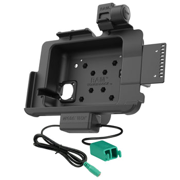 RAM-HOL-ZE21PD2NLLU:RAM-HOL-ZE21PD2NLLU_2:RAM Tough-Dock™ Power + Dual USB with Latch for Zebra ET4x 10" Tablet