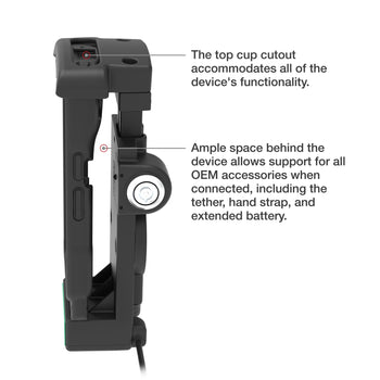 GDS Locking Powered Dock + USB-A for Zebra TC2x & TC5x