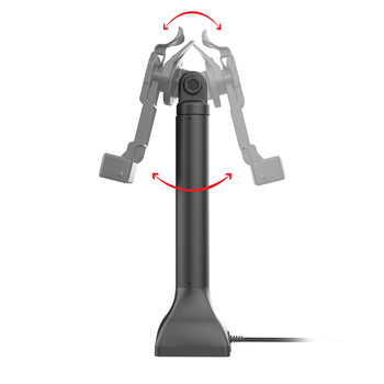 RAM-GDS-DOCK-D11-14-U1E:RAM-GDS-DOCK-D11-14-U1E_3:GDS Uni-Conn™ 14" Tilt & Swivel Dock with PoE