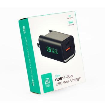 RAM-GDS-CHARGE-PPS-C2W:RAM-GDS-CHARGE-PPS-C2W_5:GDS Type-C and Type-A 33W 2-Port Wall Charger - PD3.0 & PPS
