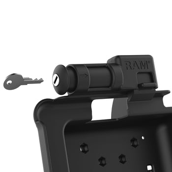 RAM-HOL-ZE10PDKLU:RAM-HOL-ZE10PDKLU_3:GDS Key Locking Power + Data Dock for Zebra ET5x 8.3" & 8.4" Series