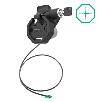 RAM-GDS-DOCKLR-U3CPU:RAM-GDS-DOCKLR-U3CPU_1:GDS Uni-Conn™ Powered Right Locking Snap-In Dock with USB-C Connector