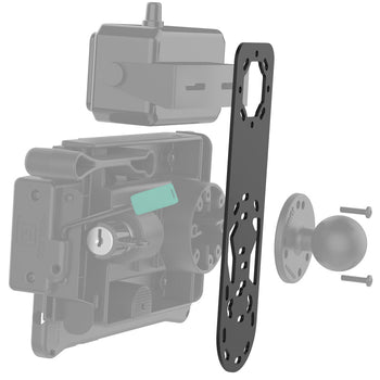 RAM-101-MIC1U:RAM-101-MIC1U_3:RAM Short Bracket Adapter for Speakers & Microphones