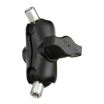 RAM-B-101U-A-AAR1:RAM-B-101U-A-AAR1_1:RAM Double Ball Mount with Two 1/4"-20 Female Threaded Adapters