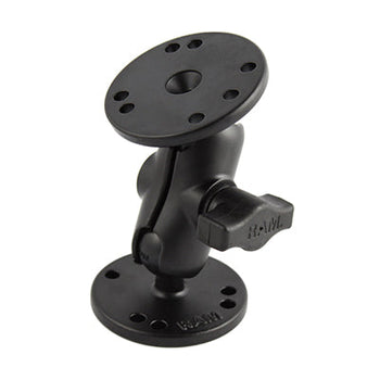 RAM-B-101U-A:RAM-B-101U-A_1:RAM Universal Double Ball Mount with Two Round Plates - B Size Short