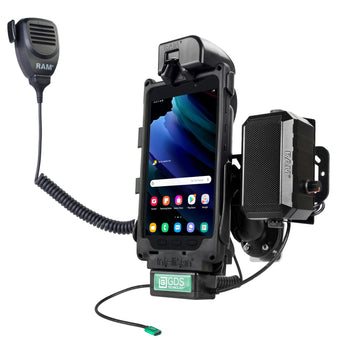 GDS Tough-Dock™ Universal PTT Vehicle Bundle for Samsung Tab Active3