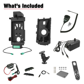 GDS Tough-Dock™ Universal PTT Vehicle Bundle for Samsung Tab Active3