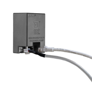 RAM-GDS-DOCK-D14-U1E-2A-GRY:RAM-GDS-DOCK-D14-U1E-2A-GRY_6:GDS Uni-Conn™ Tilt & Swivel Dock with PoE + Data - Gray