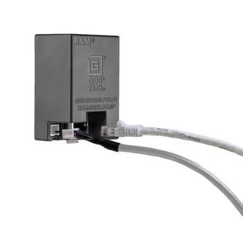 RAM-GDS-DOCK-D14-U1E-GRY:RAM-GDS-DOCK-D14-U1E-GRY_6:GDS Uni-Conn™ Tilt & Swivel Dock with PoE - Gray