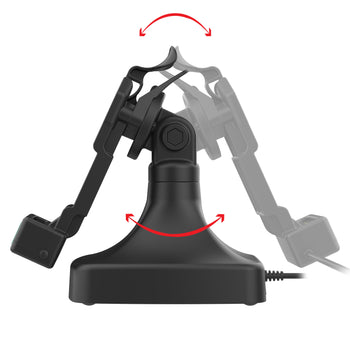 RAM-GDS-DOCK-D14-U1E:RAM-GDS-DOCK-D14-U1E_3:GDS Uni-Conn™ Tilt & Swivel Dock with PoE