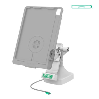 RAM-GDS-DOCKLR-D14-U1C-GRY:RAM-GDS-DOCKLR-D14-U1C-GRY_2:GDS Uni-Conn™ Locking Tilt & Swivel Dock with USB-C - Gray