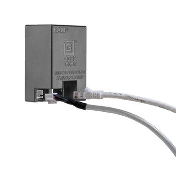 RAM-GDS-DOCKLR-D14-U1E-GRY:RAM-GDS-DOCKLR-D14-U1E-GRY_7:GDS Uni-Conn<sup>™</sup> Locking Tilt & Swivel Dock with PoE - Gray