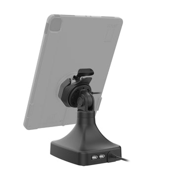 RAM-GDS-DOCK-D14-U3C-2A:RAM-GDS-DOCK-D14-U3C-2A_4:GDS Uni-Conn™ Powered Tilt & Swivel Dock with USB-C + Data