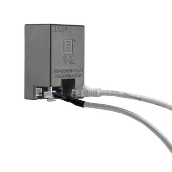 RAM-GDS-DOCKLR-D14-U1E-2A-GRY:RAM-GDS-DOCKLR-D14-U1E-2A-GRY_7:GDS Uni-Conn™ Locking Tilt & Swivel Dock with PoE + Data - Gray