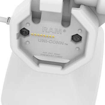 RAM-GDS-DOCKLR-D14-U3C-GRY:RAM-GDS-DOCKLR-D14-U3C-GRY_6:GDS Uni-Conn™ Powered Locking Tilt & Swivel Dock with USB-C - Gray
