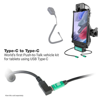 GDS Tough-Dock™ Klein VALOR PTT Vehicle Bundle for Tab A7 Lite 8.7