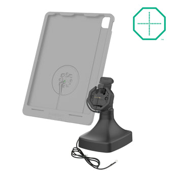 RAM-GDS-DOCK-D14-U3E-2A:RAM-GDS-DOCK-D14-U3E-2A_2:GDS Uni-Conn™ Powered Tilt & Swivel Dock with PoE + Data