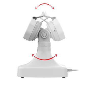 RAM-GDS-DOCK-D14-U3E-GRY:RAM-GDS-DOCK-D14-U3E-GRY_3:GDS Uni-Conn™ Powered Tilt & Swivel Dock with PoE - Gray
