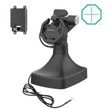 RAM-GDS-DOCKLR-D14-U3E:RAM-GDS-DOCKLR-D14-U3E_1:GDS Uni-Conn™ Powered Locking Tilt & Swivel Dock with PoE